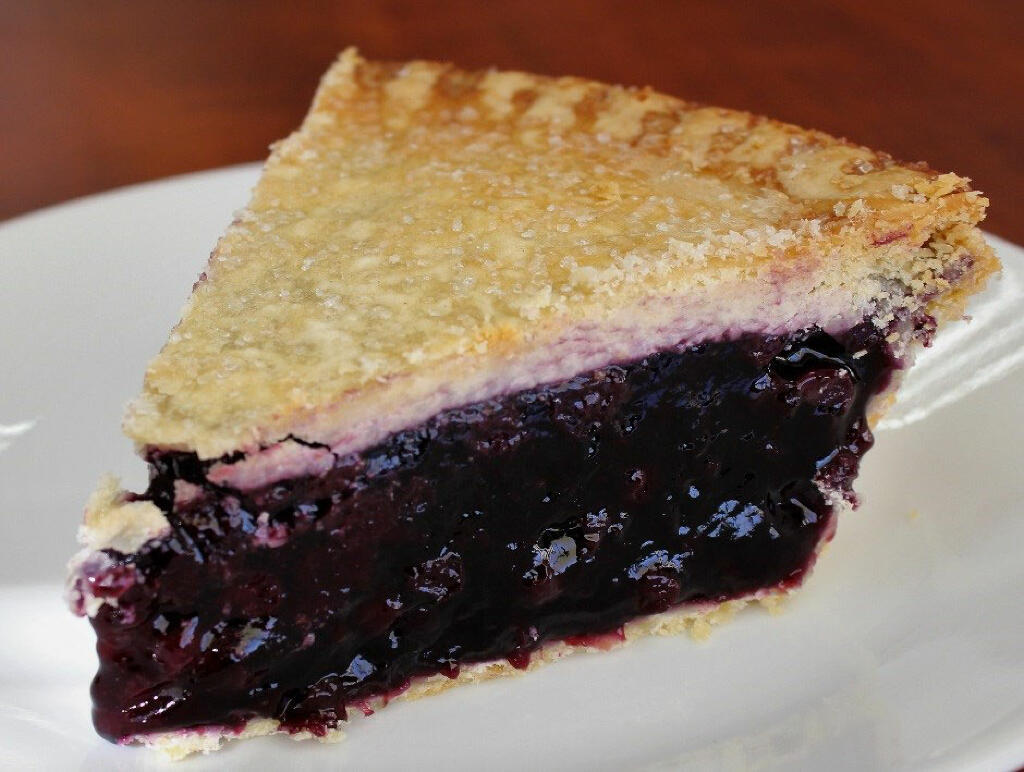 Blueberry Pie made with Gregory''s Foods Pie Dough and Blueberry Filling