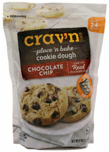Crav''n Chocolate Chip Cookies | Freezer to Oven in minutes