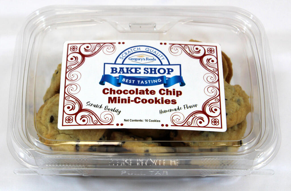 Mini Chocolate Chip Bake Shop Cookies by Gregory''s Foods