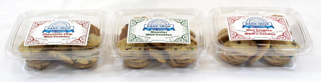 Mini Chocolate Chip, M&Ms and Snickerdoodle Cookies Gregory''s Foods