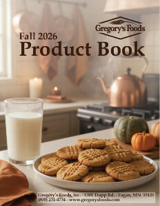 Gregory''s Foods Fall 2026 Product Book